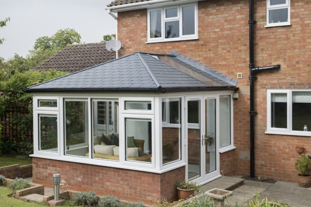Conservatory tiled roof replacement installation in Bristol