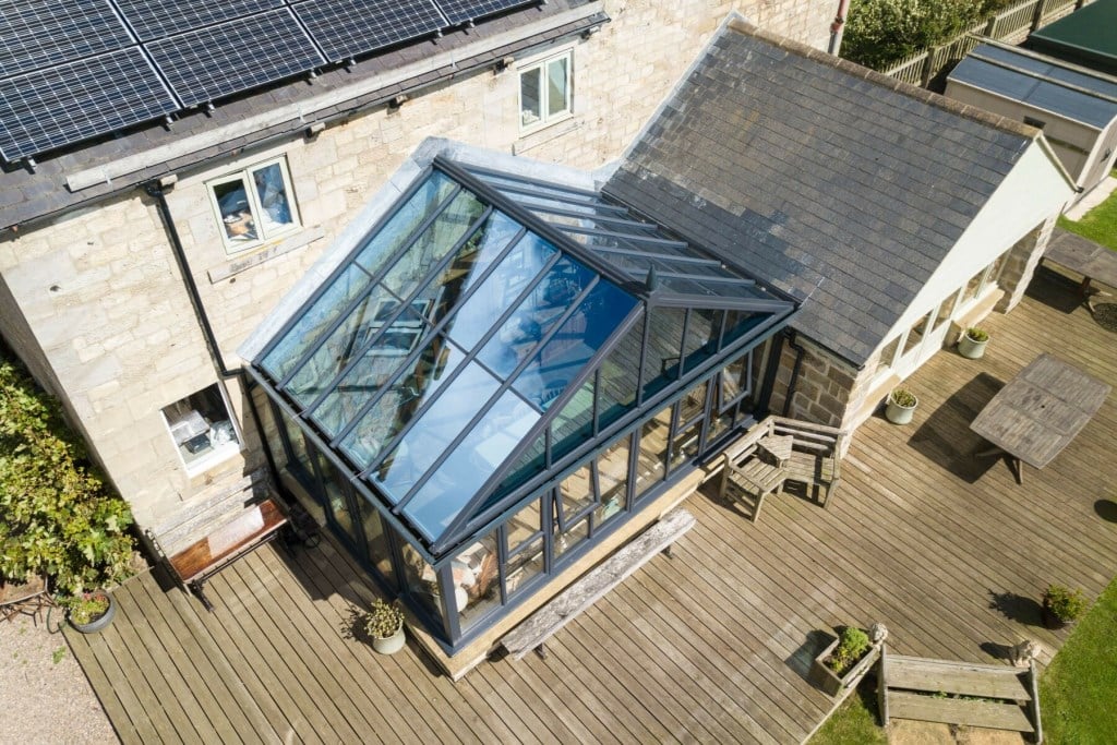 Ultraframe glass roof conservatories Bath